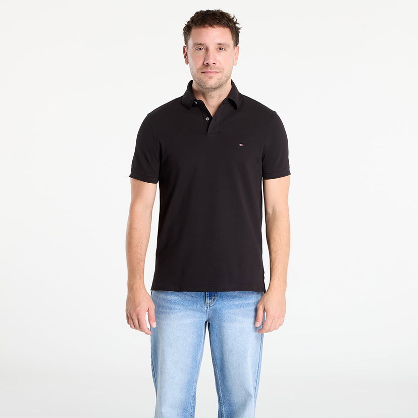 Polo skjorte Tommy Hilfiger Tommy Hilfiger 1985 Regular Polo Shirt Sort | MW0MW17770 BDS