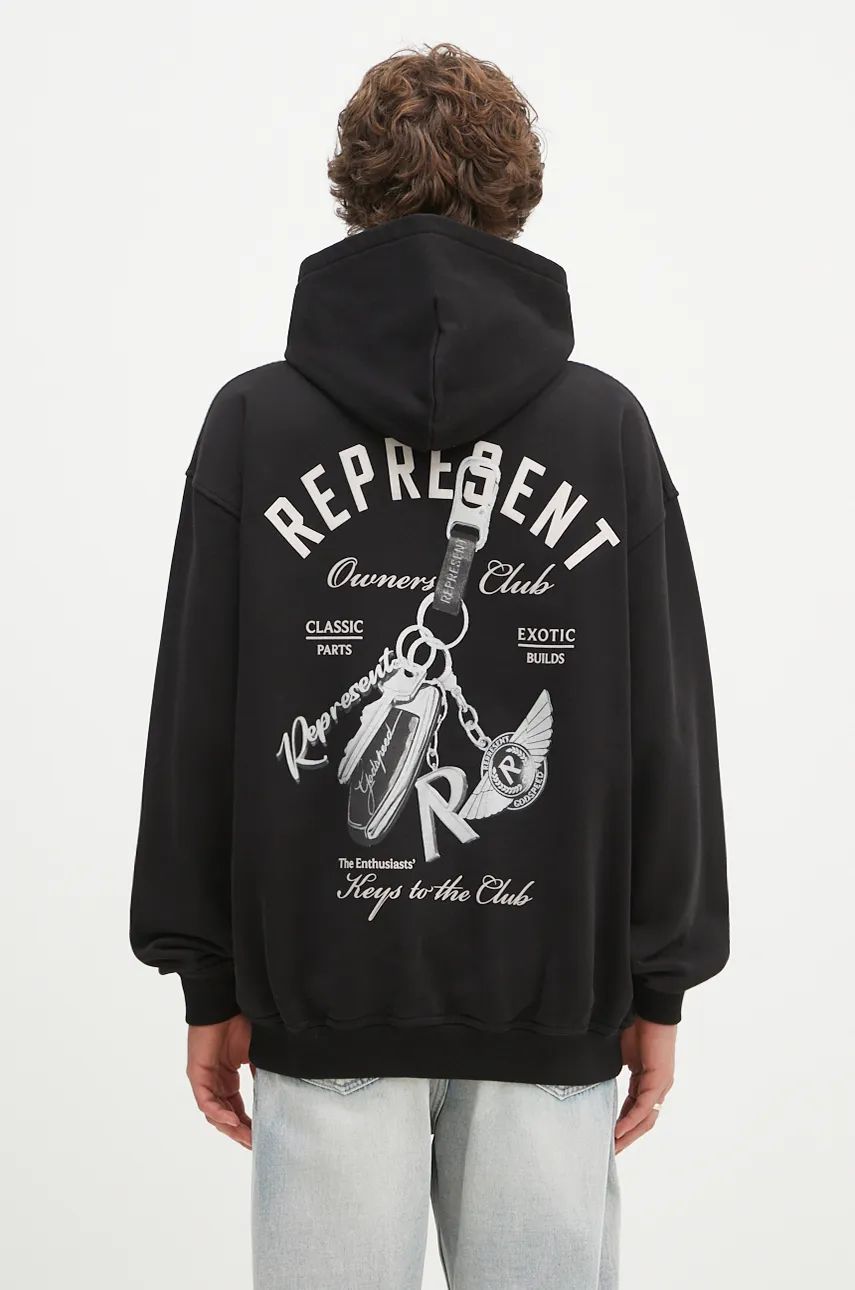 Sweatshirt Represent Clo Represent Keys To The Club Hoodie With Print Sort | MLM4240.001, 0