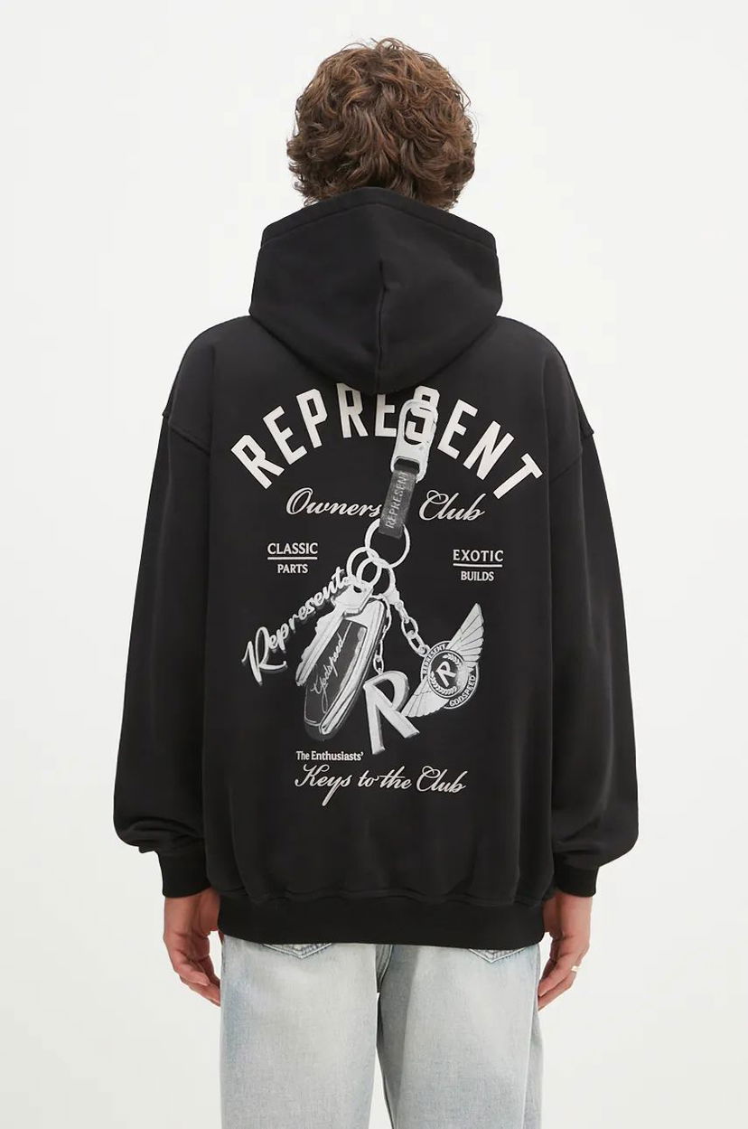 Sweatshirt Represent Clo Represent Keys To The Club Hoodie With Print Sort | MLM4240.001