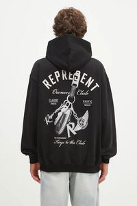 Represent Keys To The Club Hoodie With Print