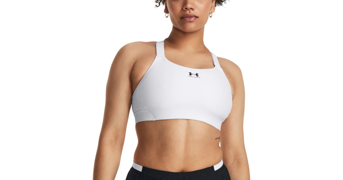 Bh Under Armour Podprsenka HeatGear Hvid | 1379195-100, 1