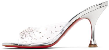 Tilbehør Christian Louboutin Christian Louboutin Degramule Strass 85 Heeled Sandals Metalisk | 3220417, 2