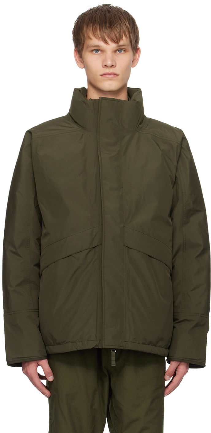 Puffer jakke NANAMICA Short Down Jacket Grøn | SUAF354U