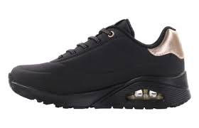 Sneakers og sko Skechers Uno Sort | 155196-BBK, 3