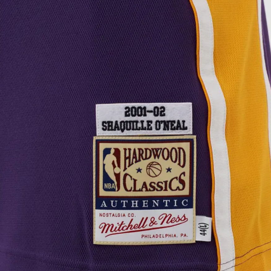 Jersey Mitchell & Ness Los Angeles Lakers Shaquille O'Neal Finals Jersey Lilla | AJY44187-LAL01SONPURP, 1