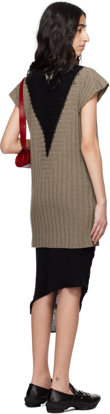Sweater KIKO KOSTADINOV Kiko Kostadinov Dakota Vest Minidress Grøn | KKWSS25KN12-91, 2