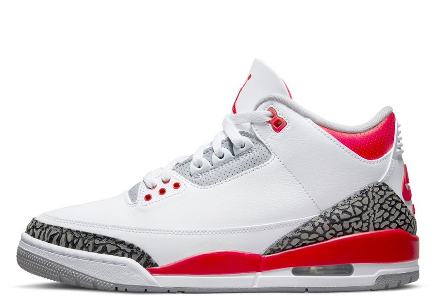 Sneakers og sko Jordan Air Jordan 3 Retro "Fire Red" Rød | DN3707-160, 1