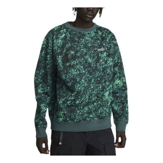 Sweater Nike ACG ACG Therma-FIT Printed Hoodie Grøn | DV9101-363