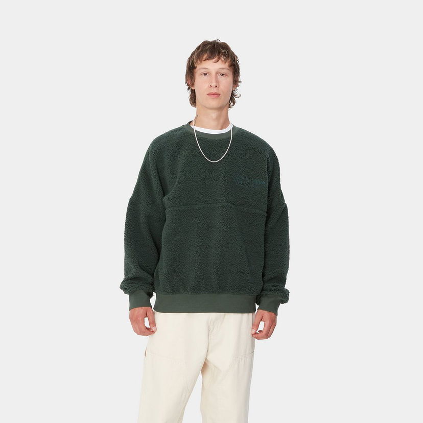 Sweatshirt Carhartt WIP Fleece Sweatshirt Grøn | I033991_9