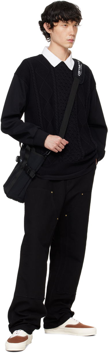 Sweater Carhartt WIP Black Knit Tridon Sweater Sort | I034033, 3