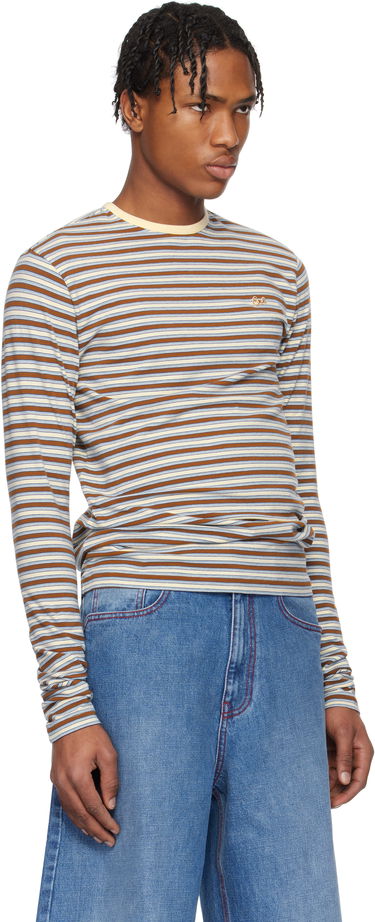 T-shirt ERL ERL Striped Long Sleeve T-Shirt Flerfarvet | ERL10T010, 1
