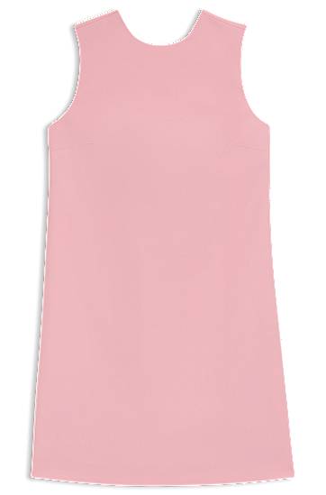 Kjole BOSS Sleeveless Shift Dress with Bow Detail Lyserød | 50553125