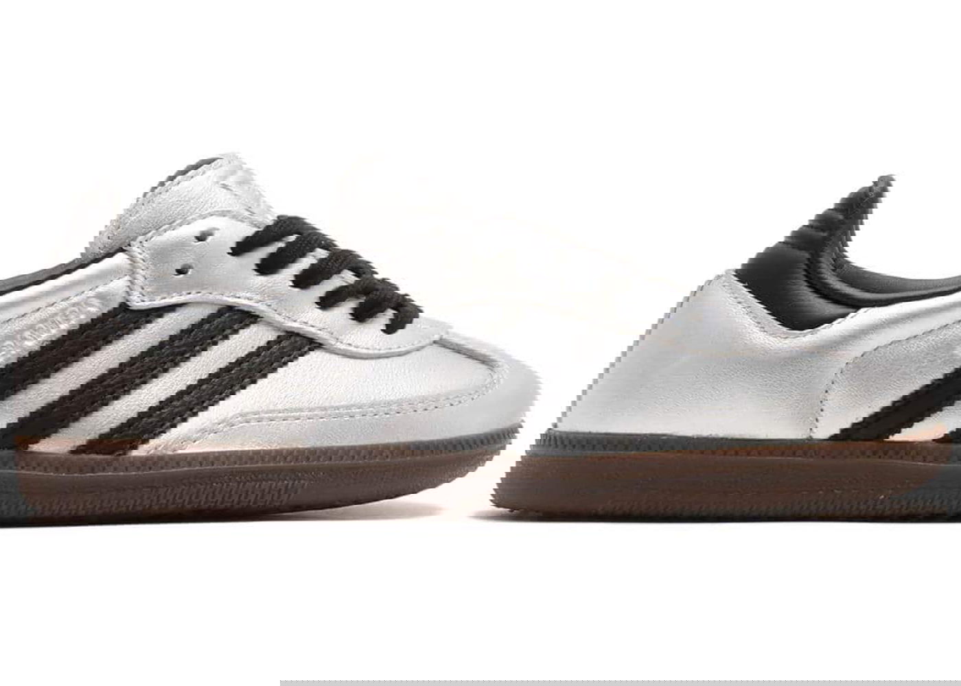 Sneakers og sko adidas Originals Samba OG Silver Metallic Black Gum W Metalisk | JI4218, 0
