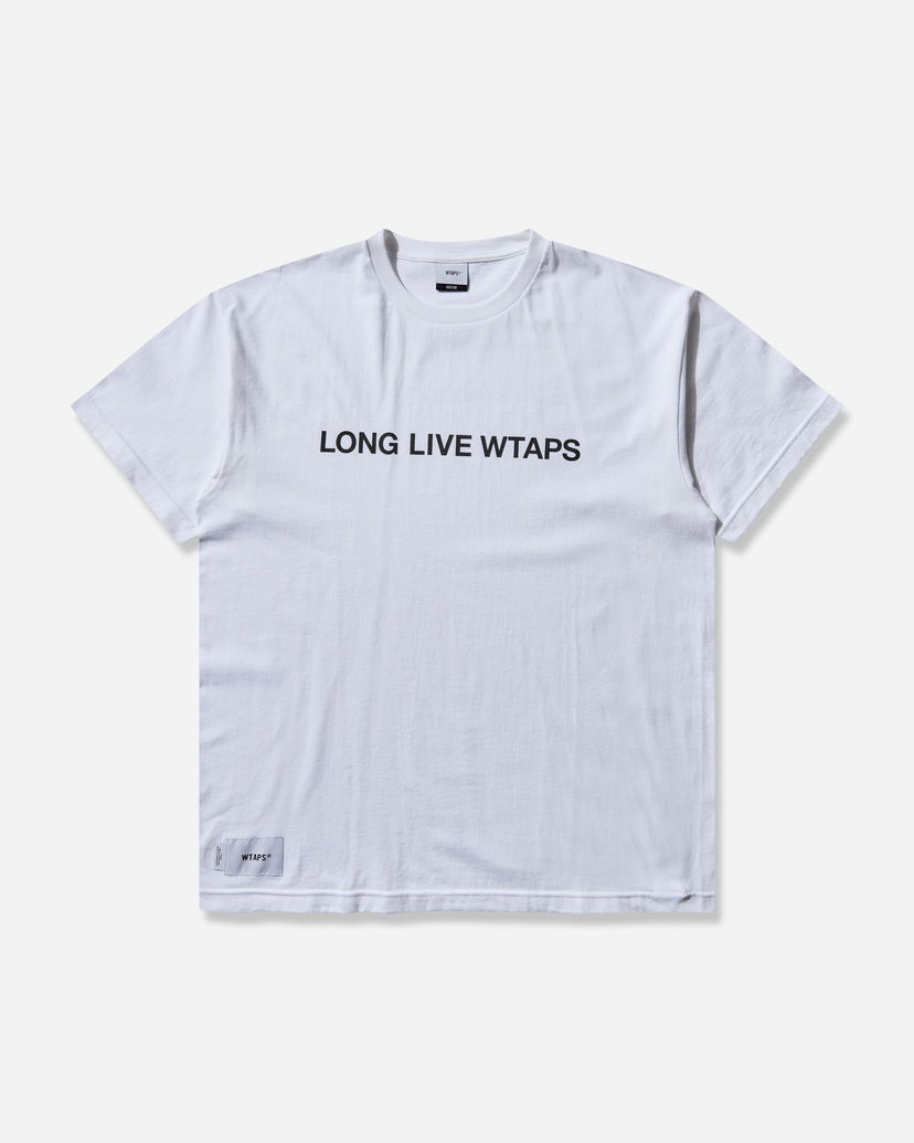 T-shirt WTAPS Long Live WTAPS T-Shirt Hvid | 251ATDT-STM02S WHITE