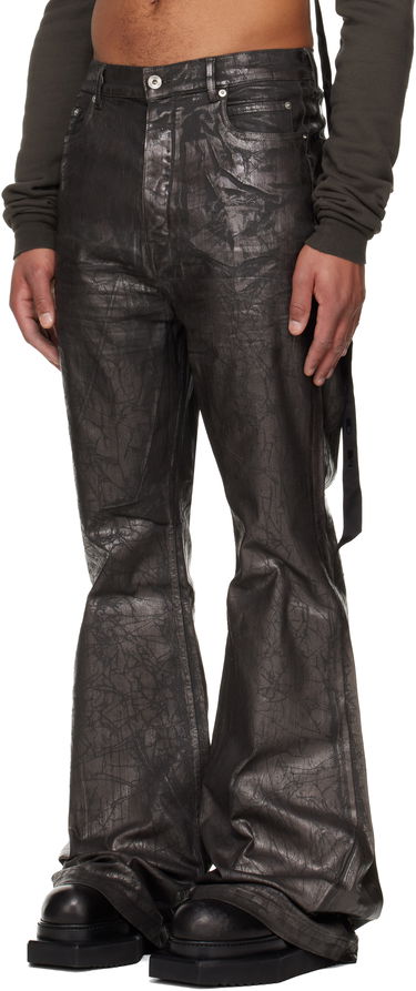Jeans Rick Owens Rick Owens DRKSHDW Concordians Bolan Bootcut Jeans Metalisk | DU02E7365 SBZMC, 3