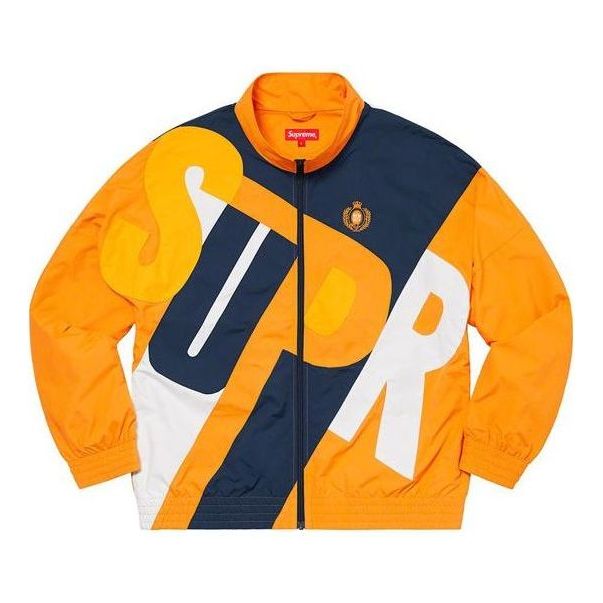 Vindjakke Supreme Big Letter Track Jacket Orange | SUP-SS20-563