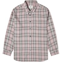 Jakke AMI Check Overshirt Bourgogne | HJK228-VI0010-665, 1