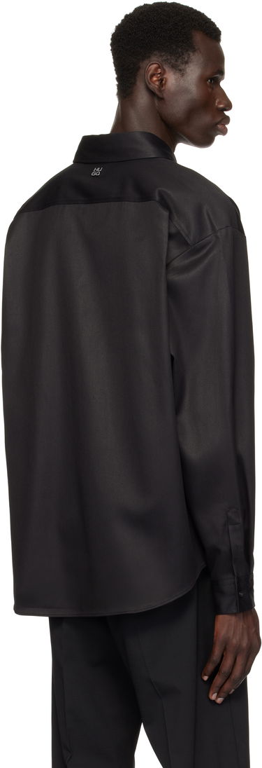 Skjorte BOSS HUGO Twill Shirt Sort | 50534282, 2