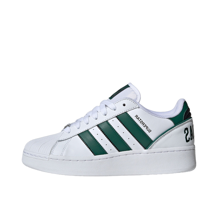 Sneakers og sko adidas Originals Superstar XLG Cloud White Collegiate Green Core Black Hvid | IE0760