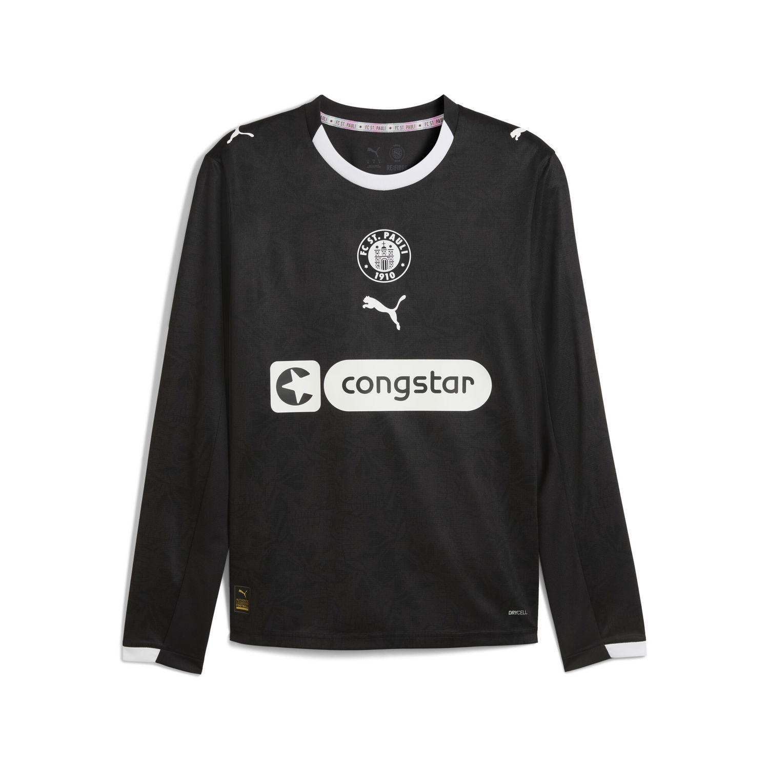 Jersey Puma FC St. Pauli Third Replica Jersey Long Sleeve Sort | 783077_03, 0