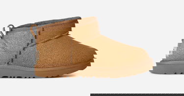 Sneakers og sko UGG Classic Ultra Mini Dazzle Boot Suede Brun | 1171291K-CHE, 0