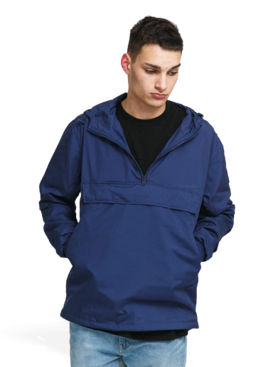Vindjakke Urban Classics Basic Pull Over Jacket Mørkeblå | TB2100 navy