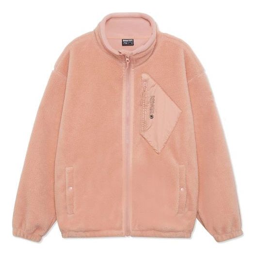 Bomberjakke Li-Ning BadFive Polar Fleece Jacket Lyserød | AFDR729-2