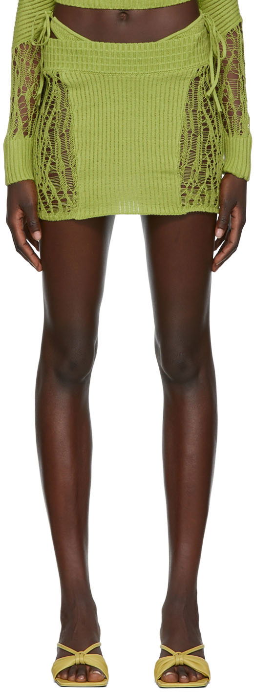 Nederdel GUIZIO Guizio Exclusive Miniskirt Grøn | MCMS 1