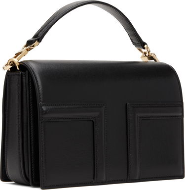 Skuldertaske TOTEME TOTEME Mini T-Flap Shoulder Bag Sort | 244-WAL0049-LE0025, 4