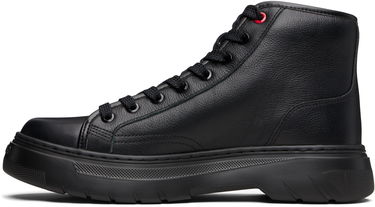 Sneakers og sko BOSS HUGO High-Top Grained Leather Boots Sort | 50548692, 2