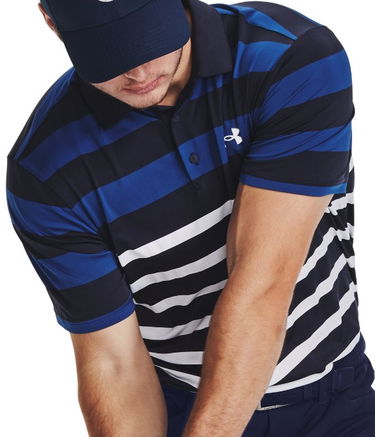 Polo skjorte Under Armour Playoff 3.0 Stripe Polo Shirt Flerfarvet | 1378676-411, 0