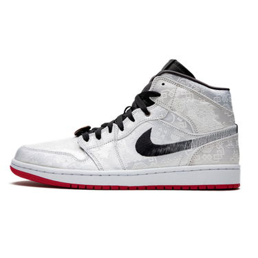 Sneakers og sko Jordan CLOT x Air Jordan 1 Mid "Fearless" Grå | CU2804-100, 0