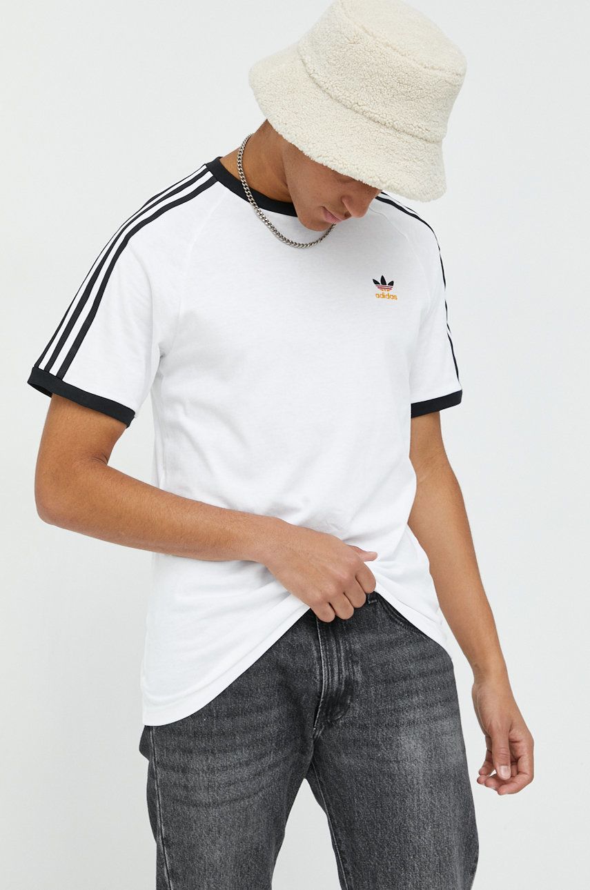 T-shirt adidas Originals 3-Stripes Tee Hvid | HK7420, 0