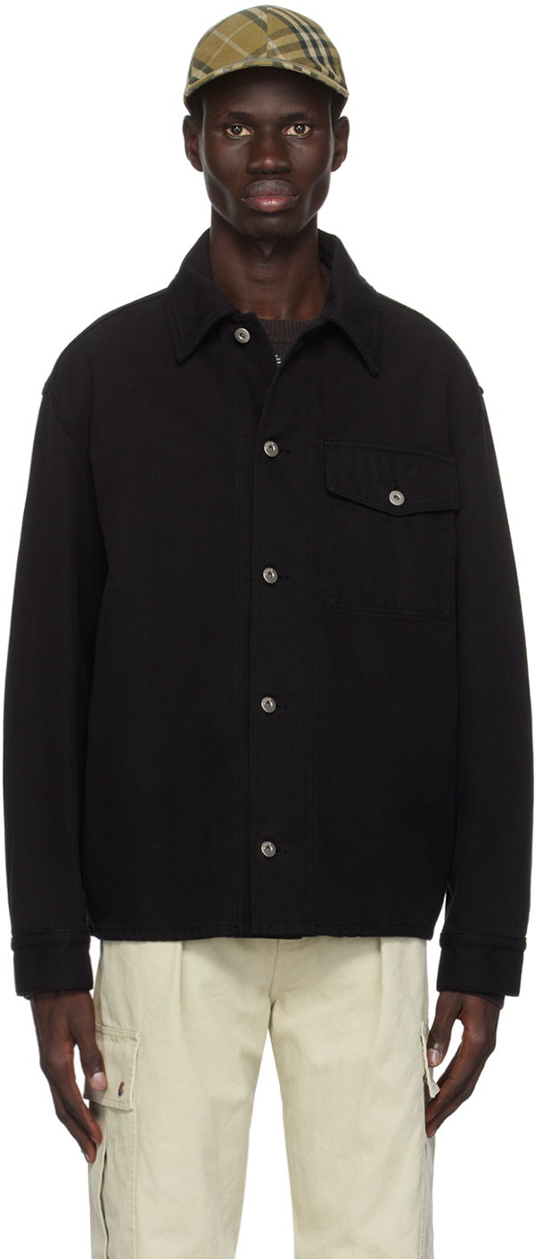 Jakke Burberry Burberry EKD Cotton Jacket Sort | 8095496, 0