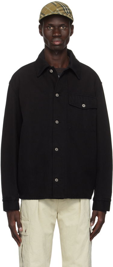 Jakke Burberry Burberry EKD Cotton Jacket Sort | 8095496, 0