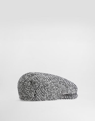 Kasket Dolce & Gabbana Dolce & Gabbana Wool Blend Dotted Flat Cap Flerfarvet | GH587AFMZAJS8030, 1