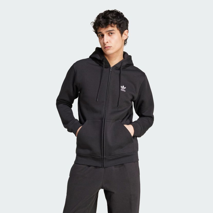 Sweatshirt adidas Performance Trefoil Essentials Full-Zip Sort | IW5791