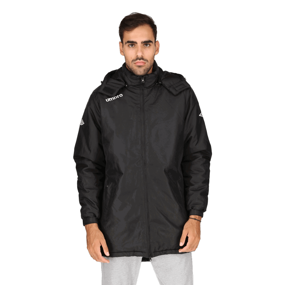 Jakke Umbro Everton Hooded Jacket Sort | UMS143133-01, 0