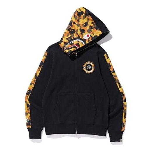 Sweatshirt BAPE BAPE x XO Shark Camo Full Zip Hoodie Sort | 1E70-115-904, 0