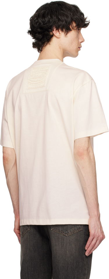 T-shirt WOOYOUNGMI WOOYOUNGMI Embroidered Logo T-Shirt Beige | W251TS02, 2