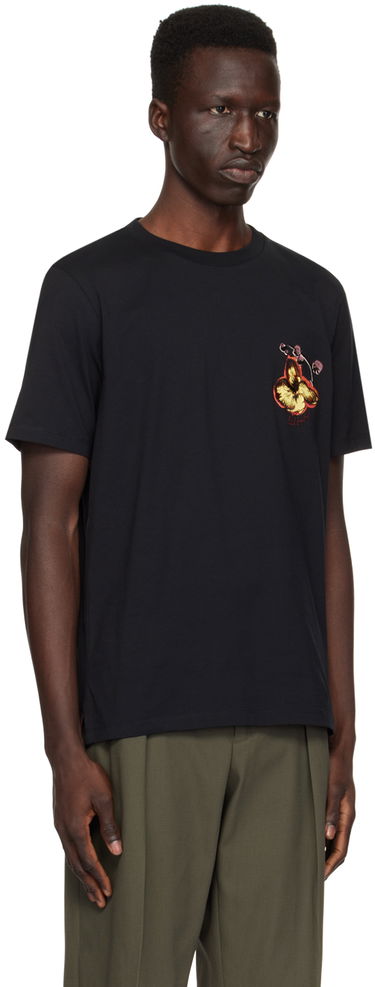 T-shirt Paul Smith Paul Smith Orchid Graphic T-Shirt Sort | M1R-697P-MP4286-79, 1