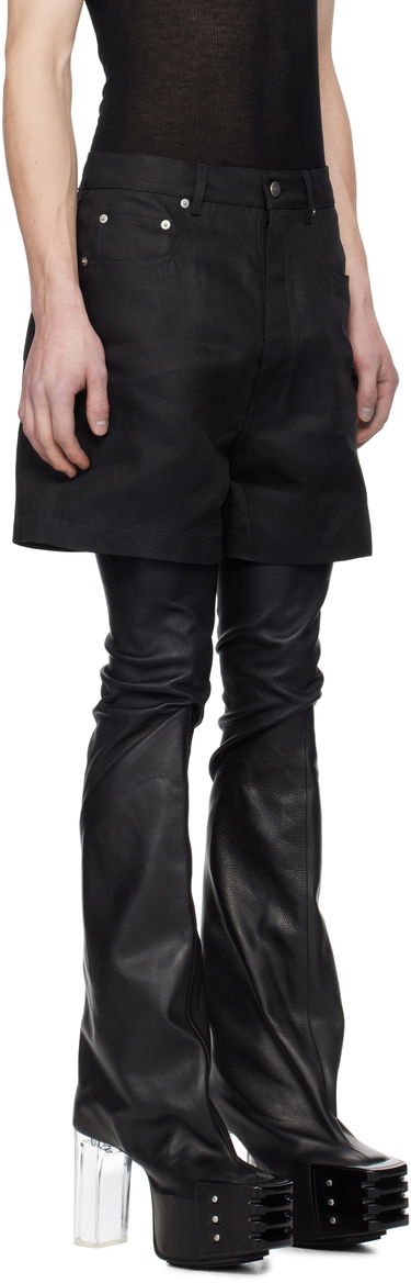 Shorts Rick Owens Rick Owens Hollywood Geth Cutoff Shorts Sort | RU01E5373 TWL, 1