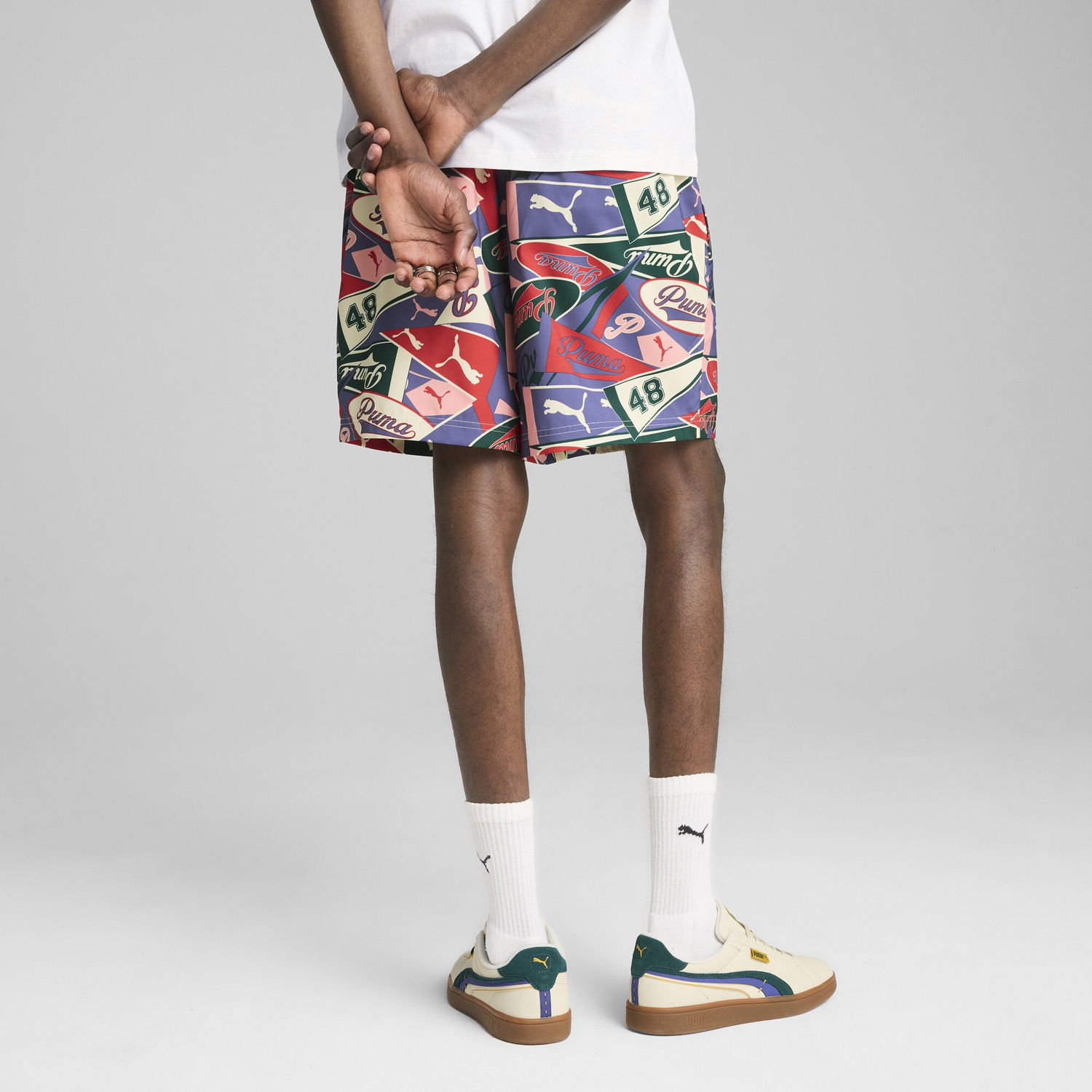 Shorts Puma SPORTS LEGACY Printed Relaxed Fit 6" Shorts Flerfarvet | 629630_46, 1