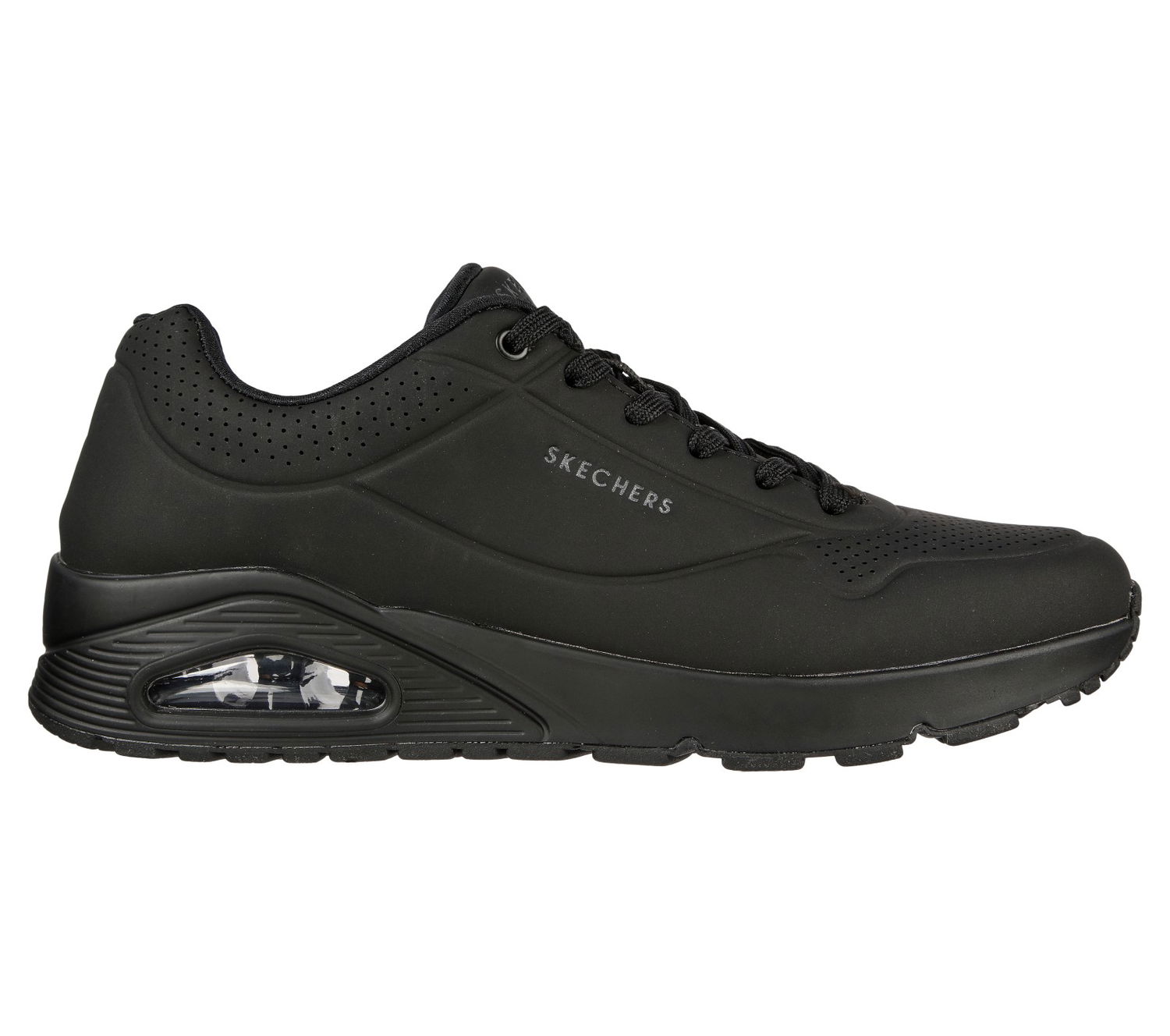 Sneakers og sko Skechers Uno Sort | 52458-BBK, 0