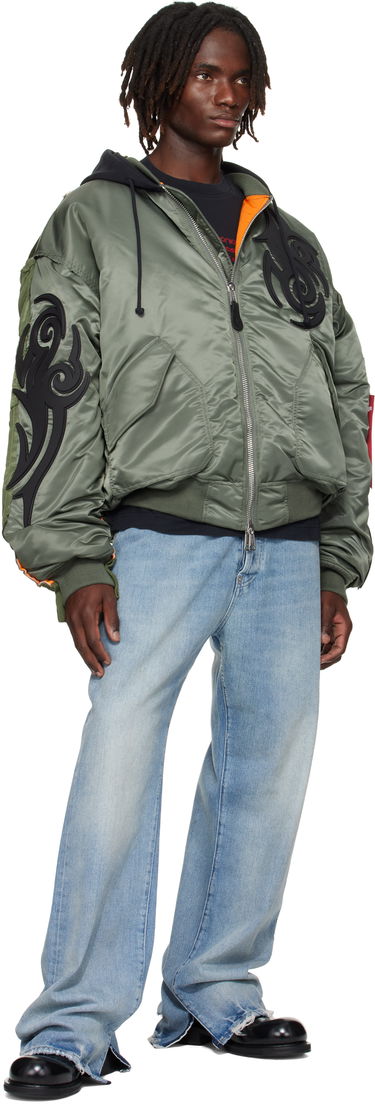 Bomberjakke VETEMENTS VETEMENTS x Alpha Industries Reworked Bomber Jacket Grøn | UH76BO890GG, 3