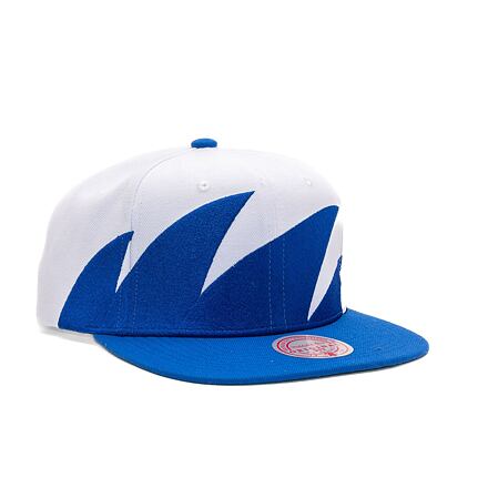 Kasket Mitchell & Ness Branded Sharktooth Snapback Branded Blue / White Blå | HHSS5164-MNNYYPPPBLWH, 0