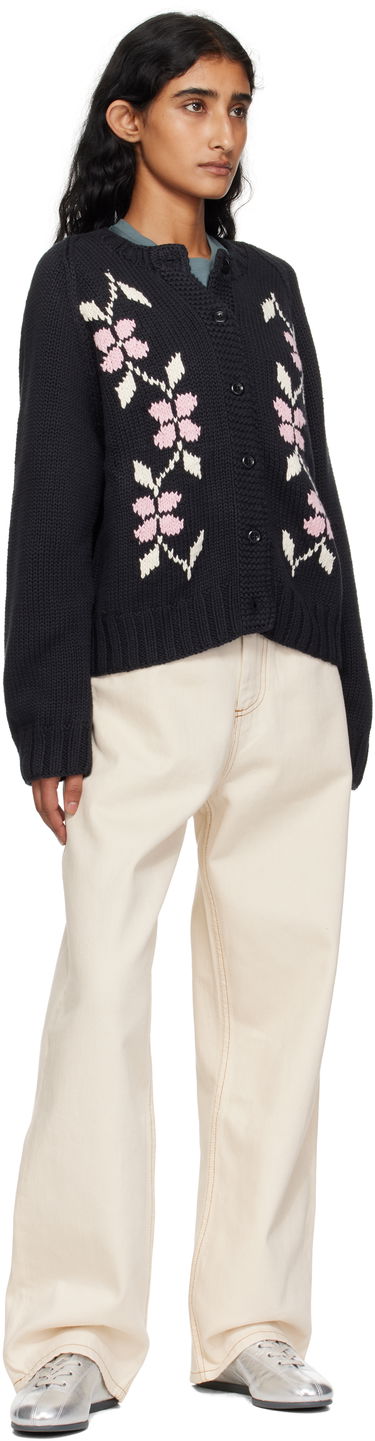 Sweater YMC YMC Atomic Knit Cardigan Sort | Q8YME, 3