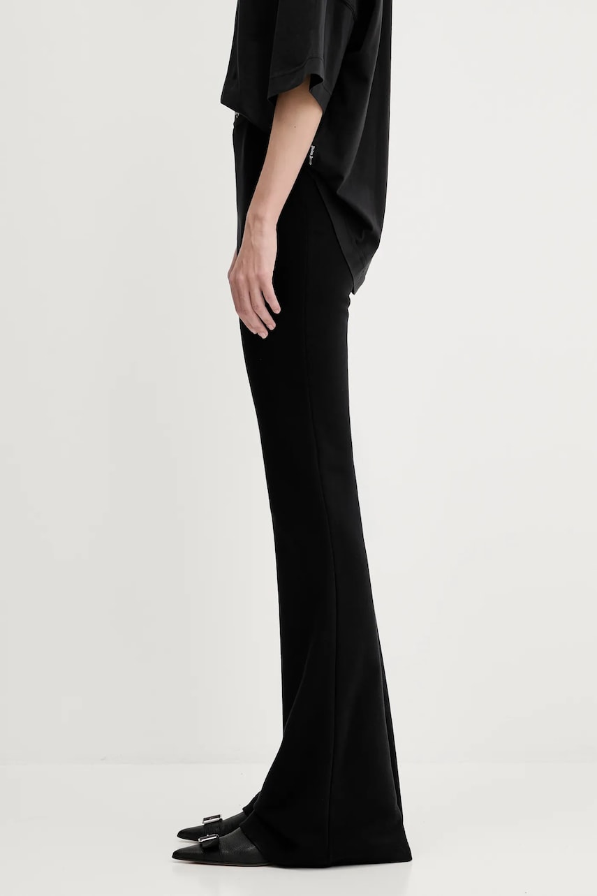 Leggings Palm Angels Palm Angels Classic Logo Tape Flare Pants Sort | PWCH017C99FLE0011010, 1