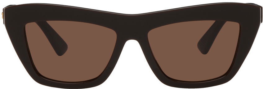 Solbriller Bottega Veneta Cat-Eye Sunglasses Brun | BV1121S-005, 0