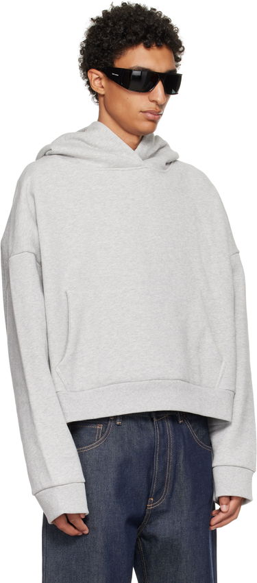 Sweatshirt Entire Studios Entire Studios Heavy Cropped Hoodie Grå | ES2125SI, 1